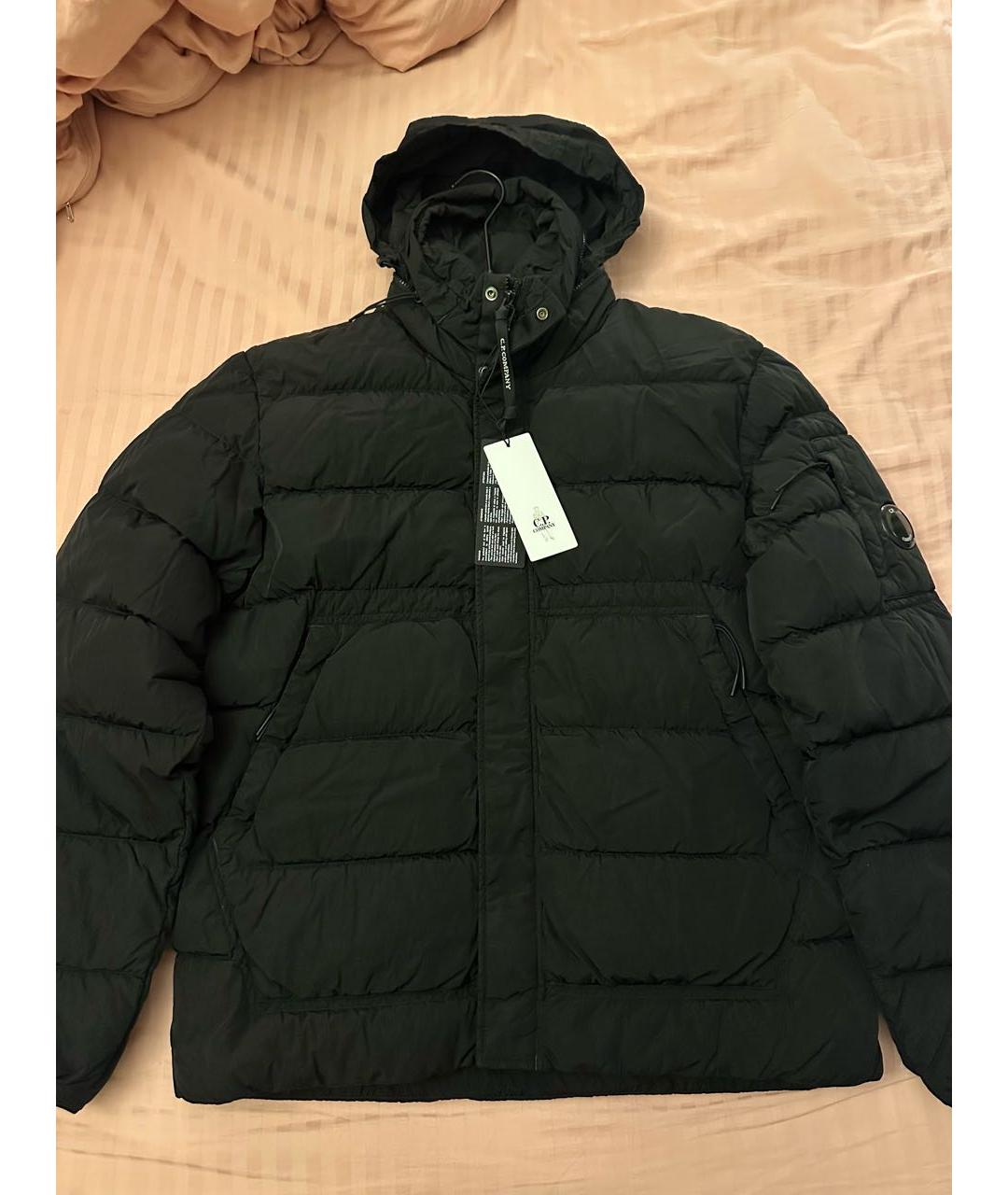 CP COMPANY Черный полиамидовый пуховик, фото 2