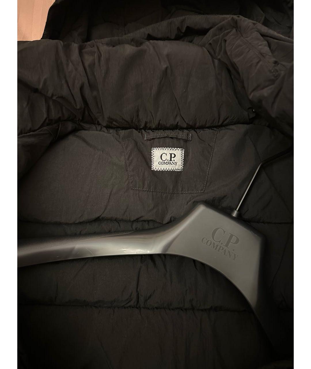 CP COMPANY Черный полиамидовый пуховик, фото 5