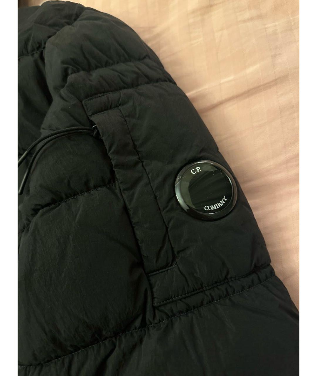 CP COMPANY Черный полиамидовый пуховик, фото 3