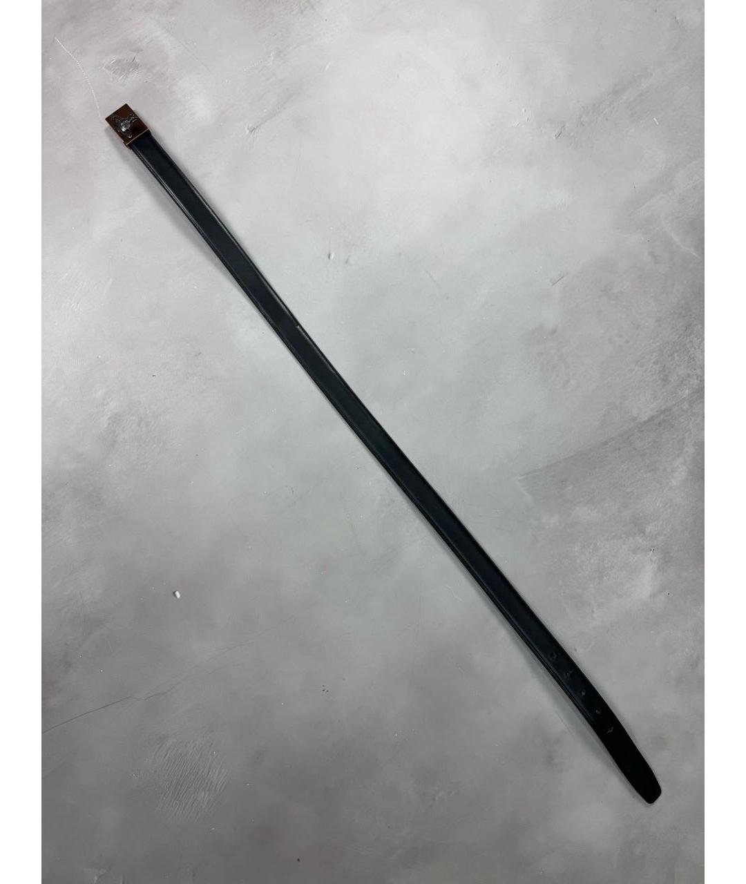 VIVIENNE WESTWOOD Черный кожаный ремень, фото 6