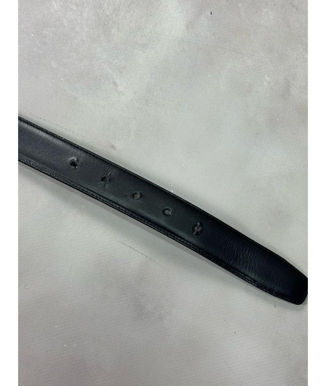 VIVIENNE WESTWOOD Черный кожаный ремень, фото 7