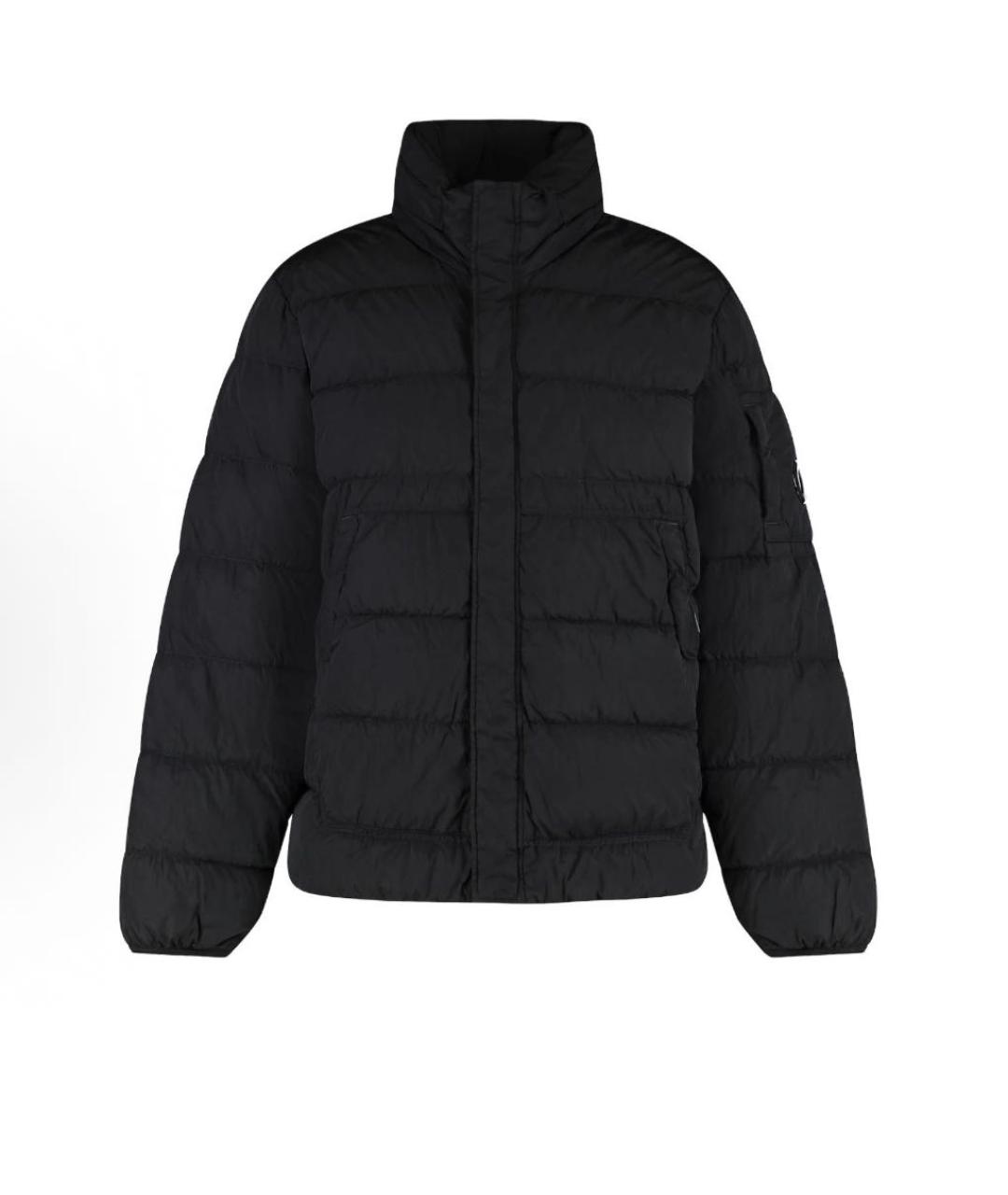 CP COMPANY Черный полиамидовый пуховик, фото 1