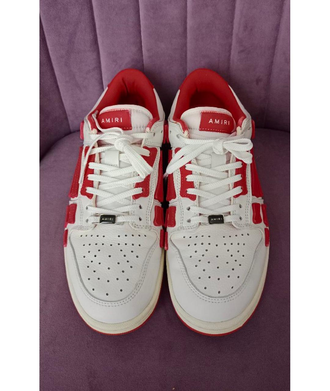 AMIRI Мульти кожаные низкие кроссовки / кеды, фото 2