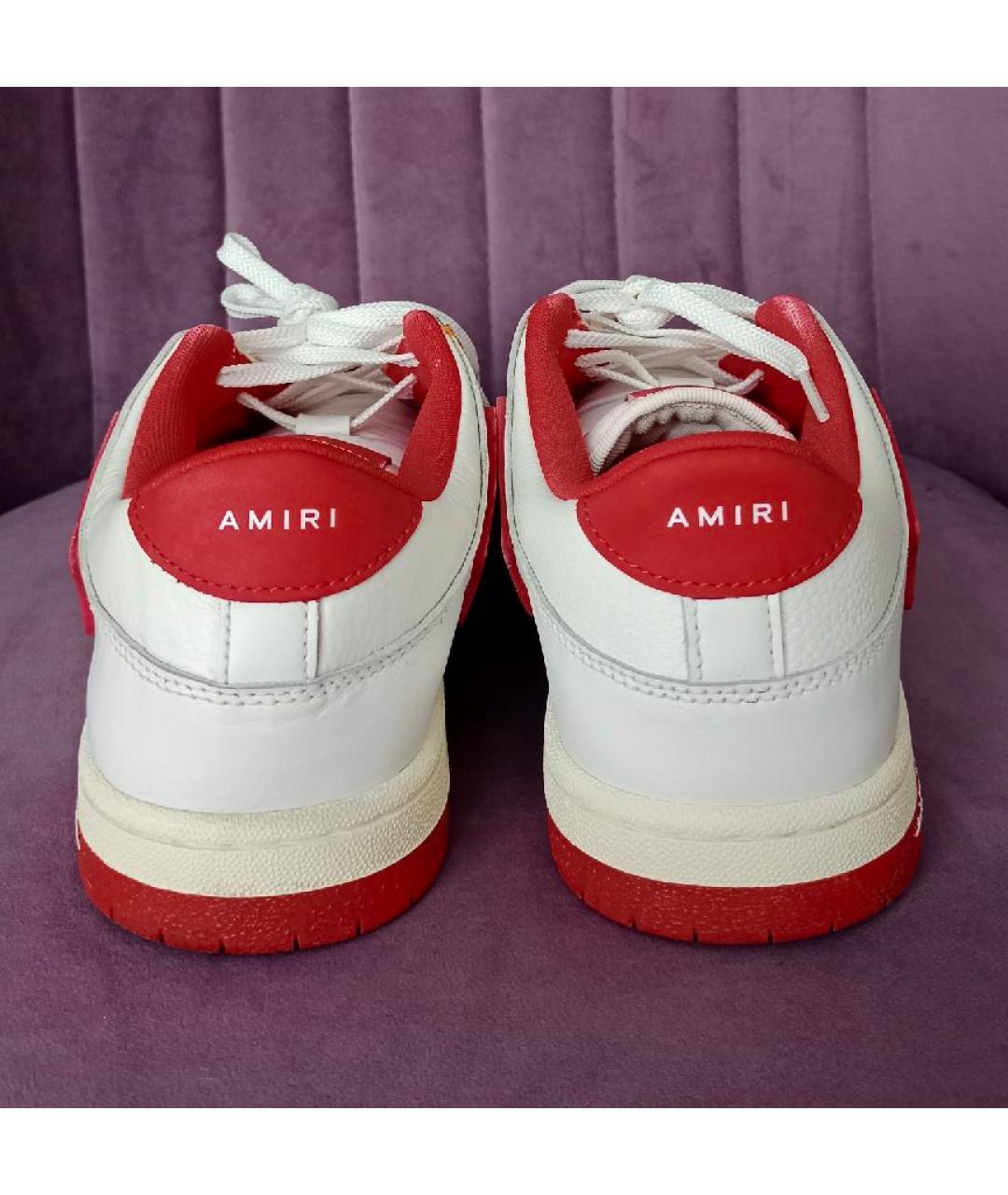 AMIRI Мульти кожаные низкие кроссовки / кеды, фото 4