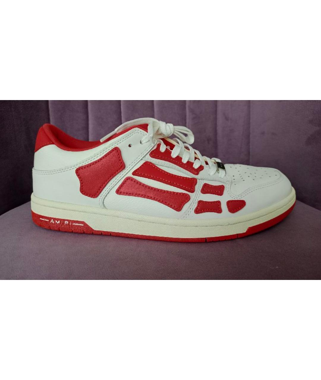 AMIRI Мульти кожаные низкие кроссовки / кеды, фото 7