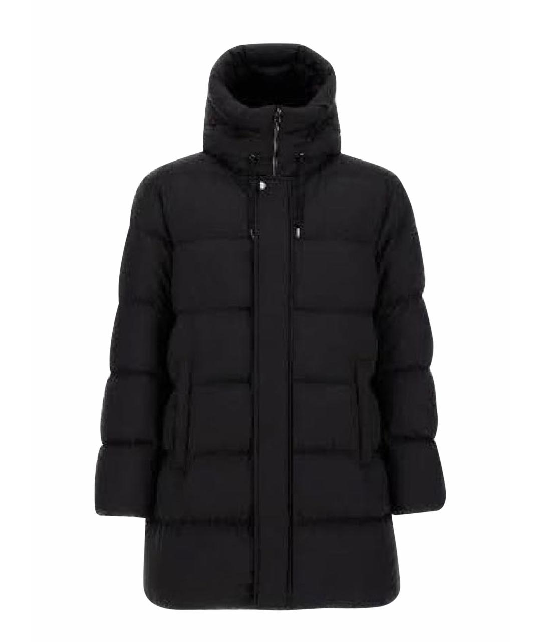 HERNO Черный полиэстеровый пуховик, фото 1