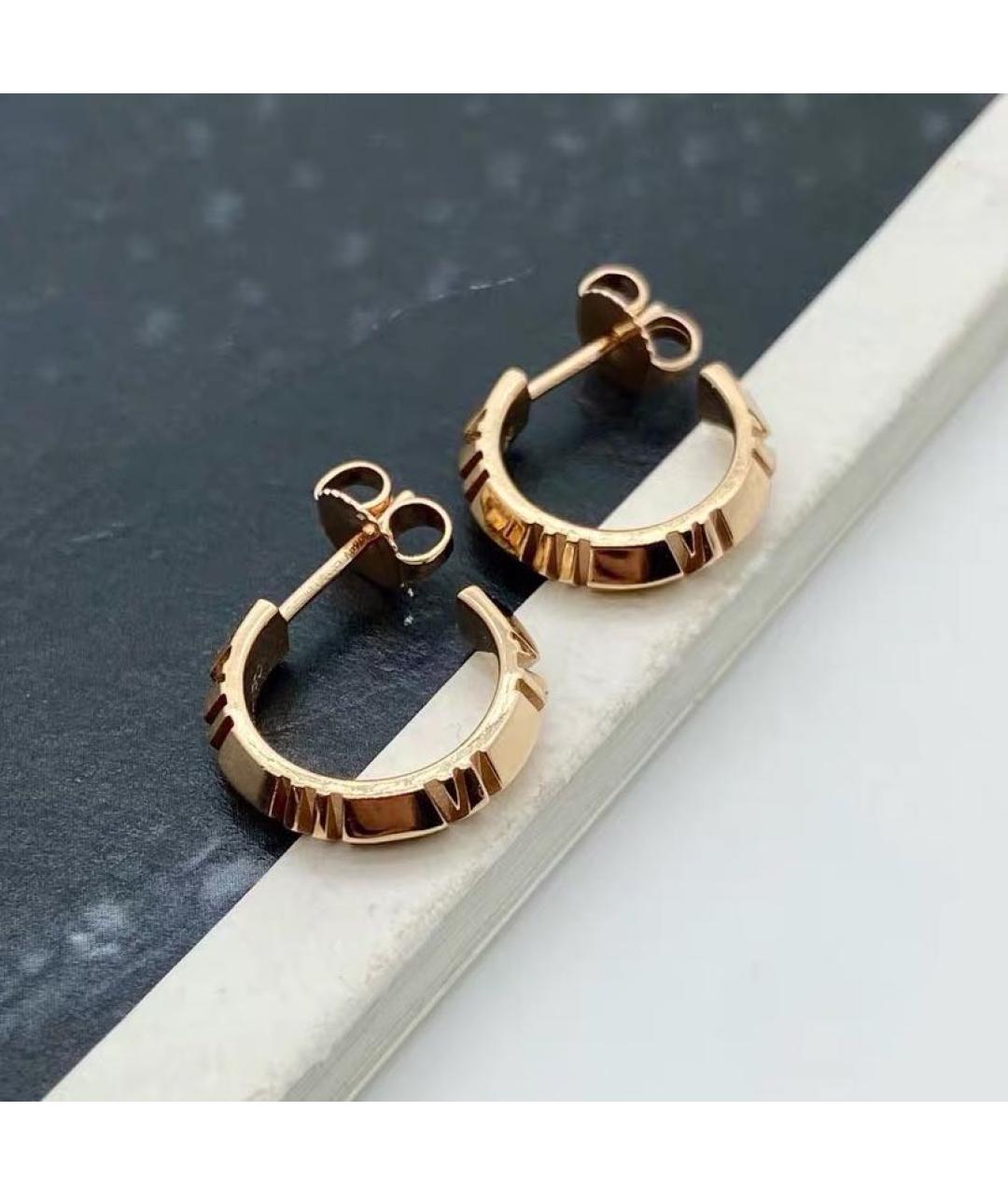 TIFFANY&CO Розовые серьги из розового золота, фото 4
