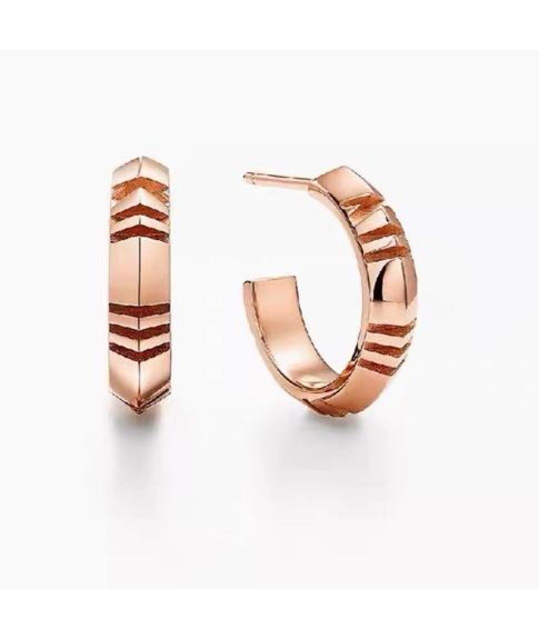 TIFFANY&CO Розовые серьги из розового золота, фото 9