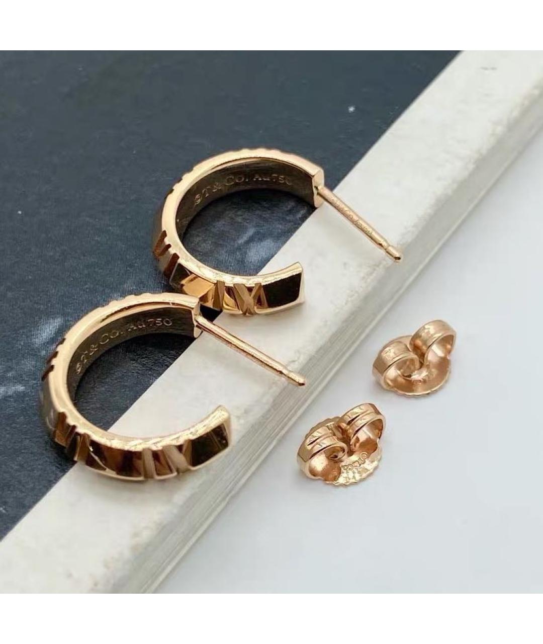 TIFFANY&CO Розовые серьги из розового золота, фото 7