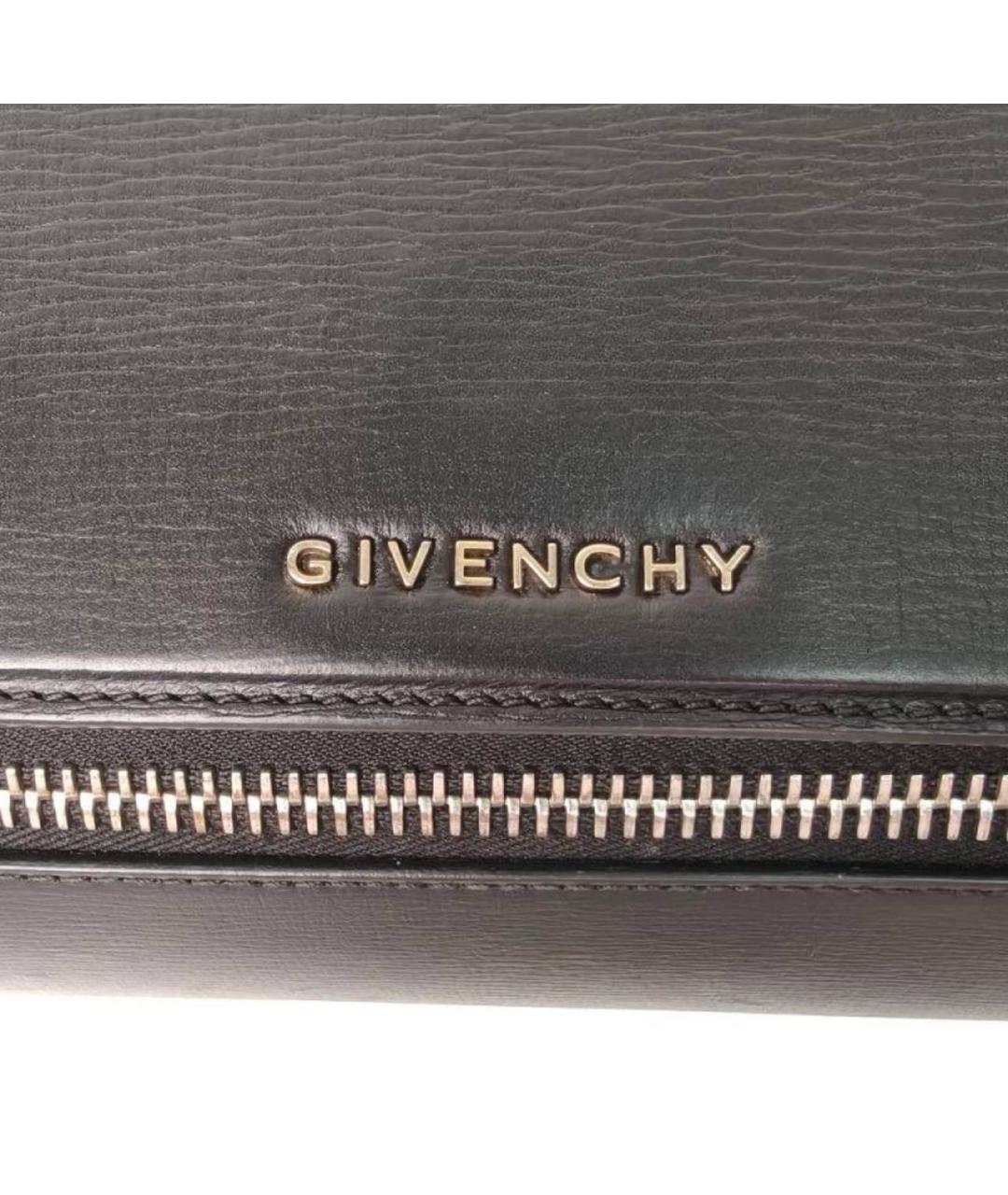 GIVENCHY Черная кожаная сумка через плечо, фото 6