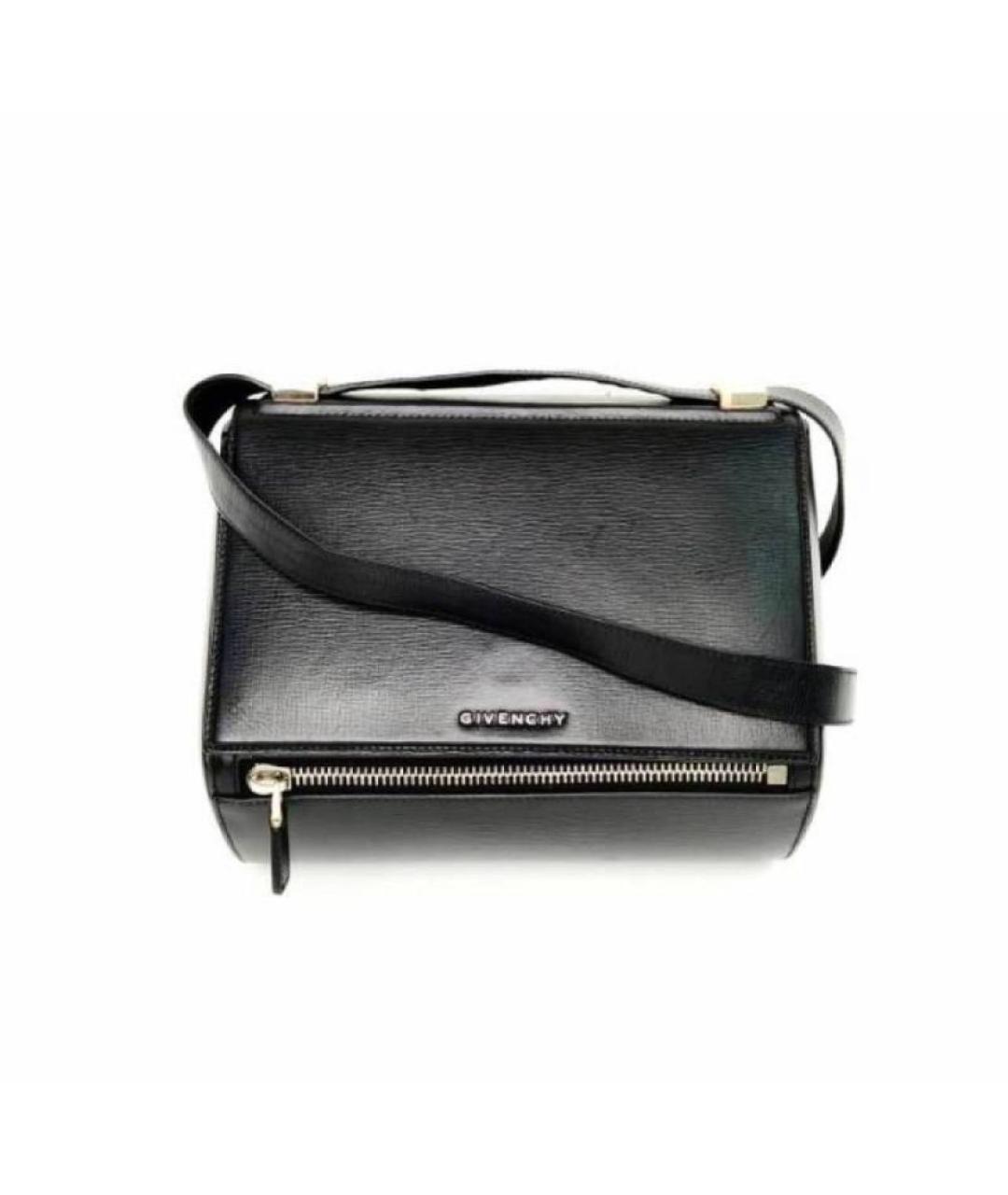 GIVENCHY Черная кожаная сумка через плечо, фото 1