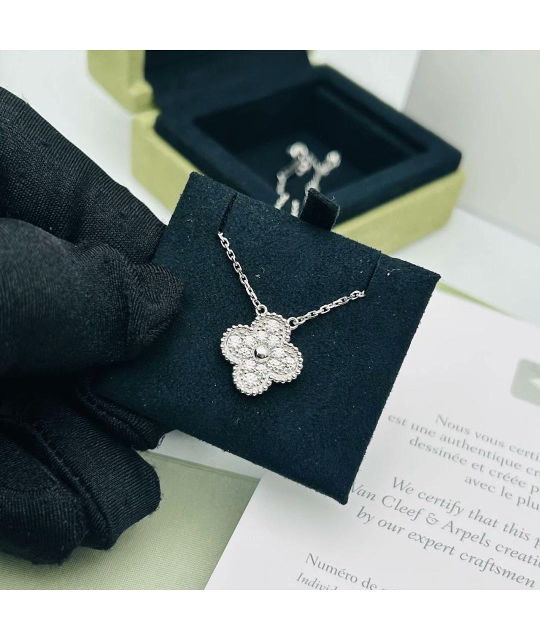 VAN CLEEF & ARPELS Белое колье из белого золота, фото 5