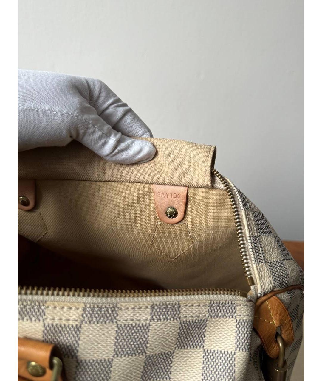 LOUIS VUITTON Белая сумка с короткими ручками, фото 8