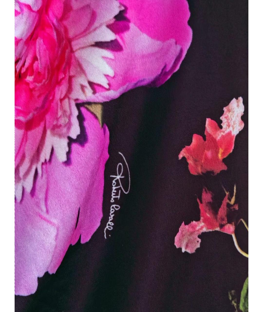 ROBERTO CAVALLI Мульти полиамидовое вечернее платье, фото 4