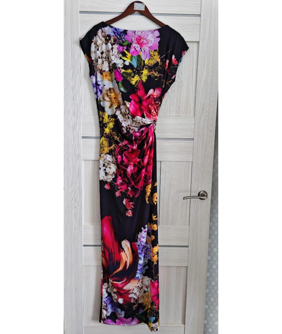 ROBERTO CAVALLI Мульти полиамидовое вечернее платье, фото 2