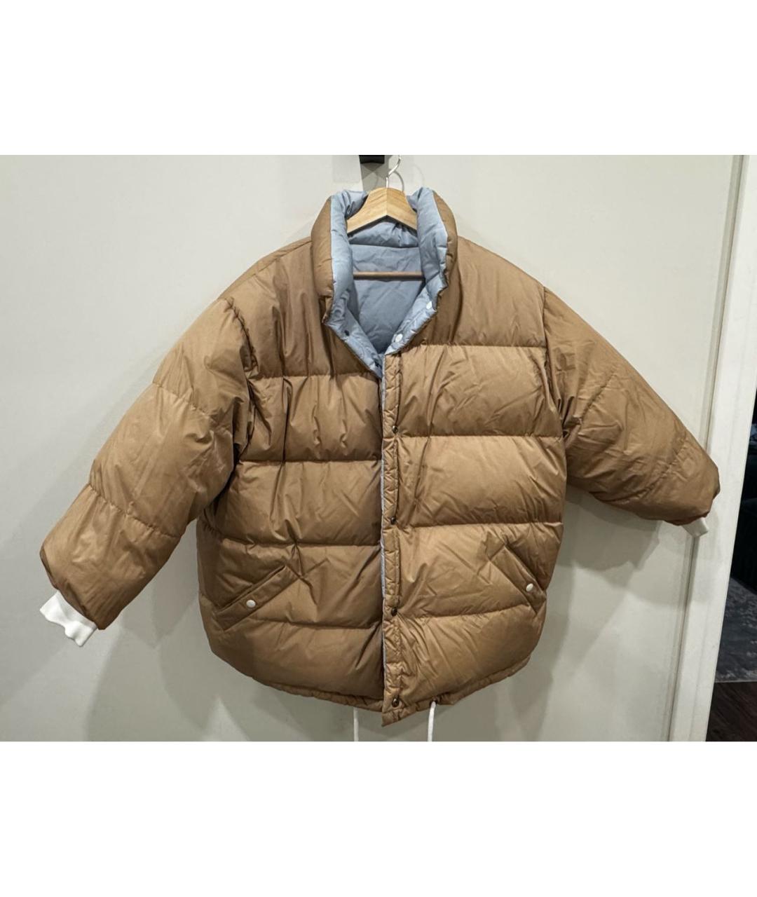 HERNO Голубой полиэстеровый пуховик, фото 5