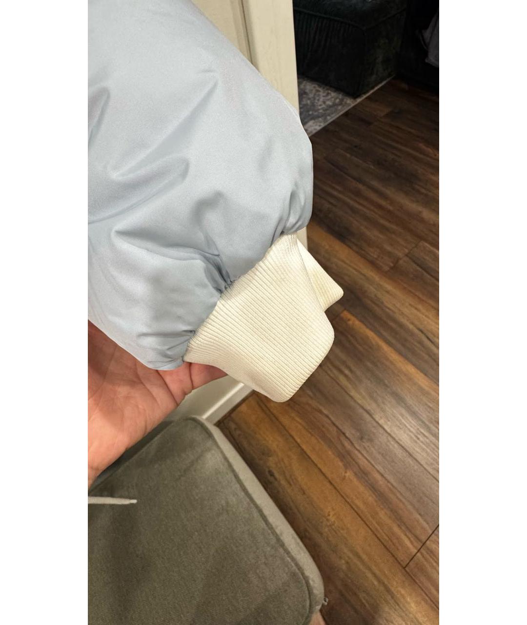 HERNO Голубой полиэстеровый пуховик, фото 7