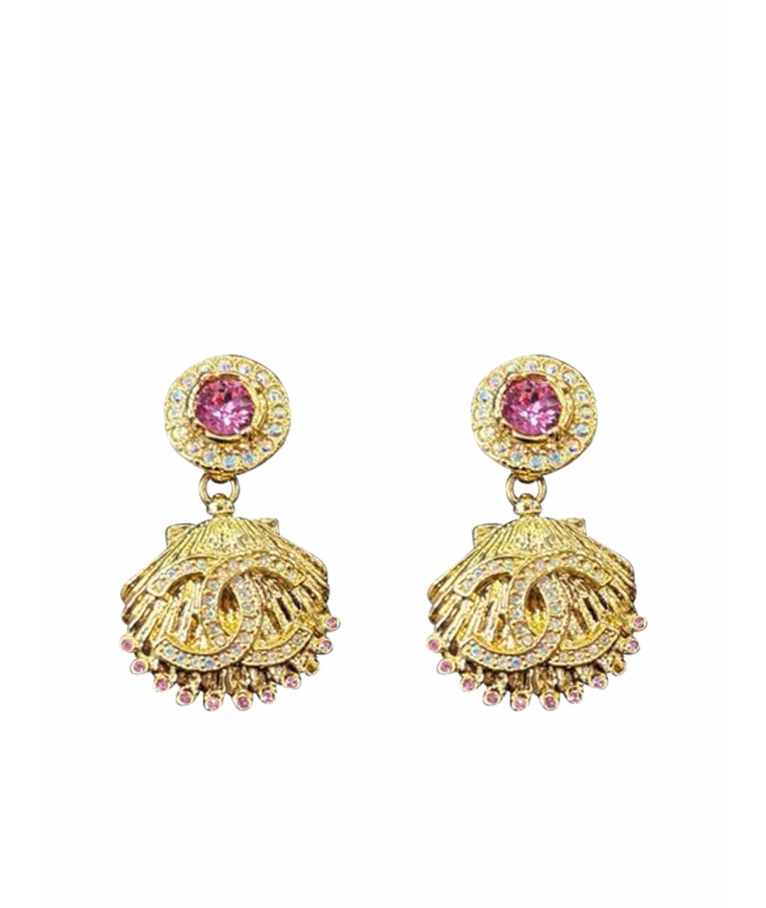 CHANEL Золотые серьги, фото 1