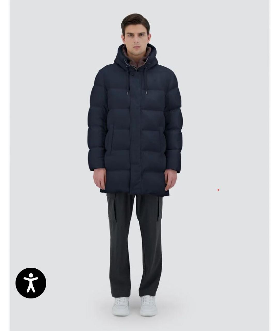 HERNO Черная полиэстеровая парка, фото 5