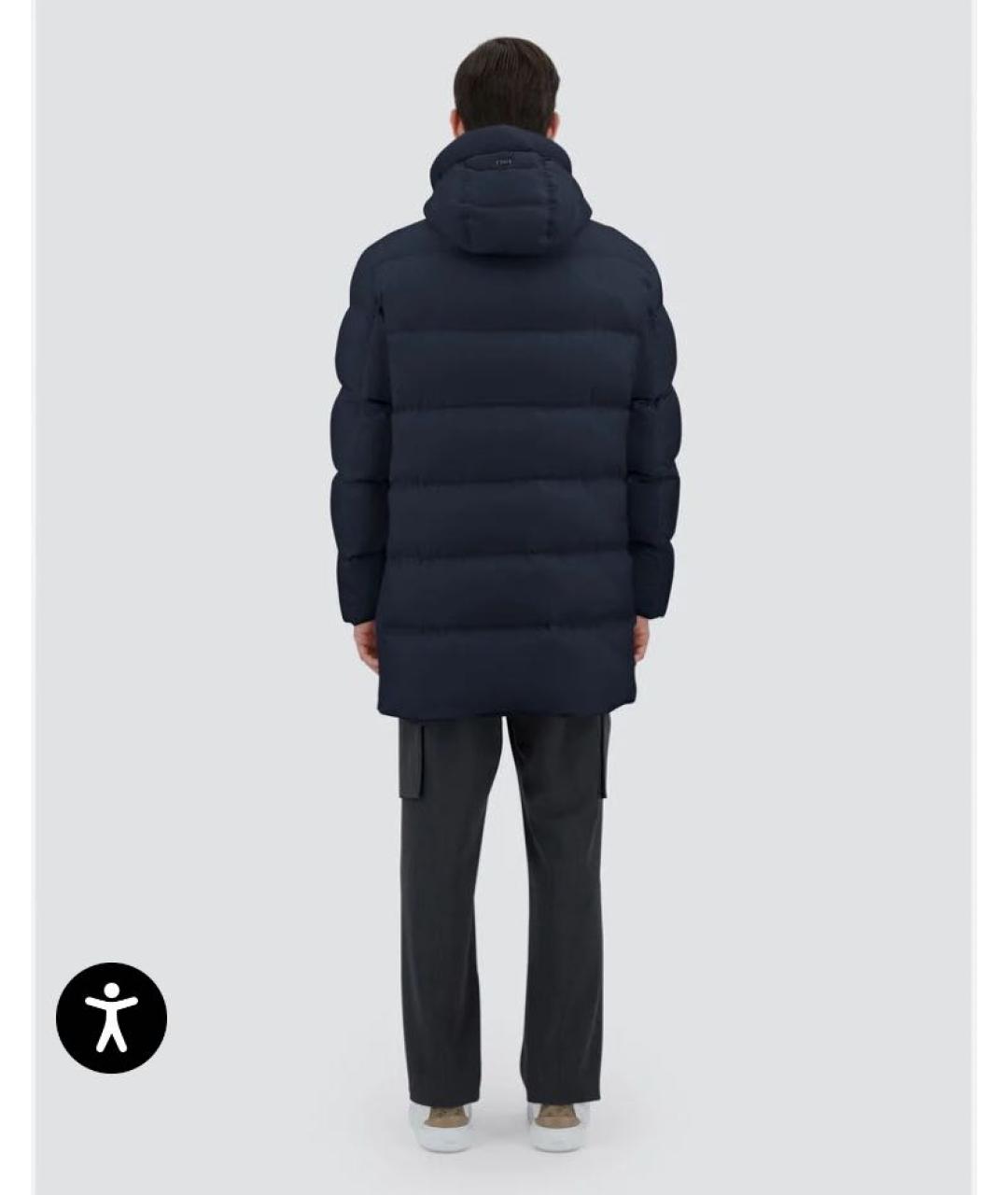 HERNO Черная полиэстеровая парка, фото 6