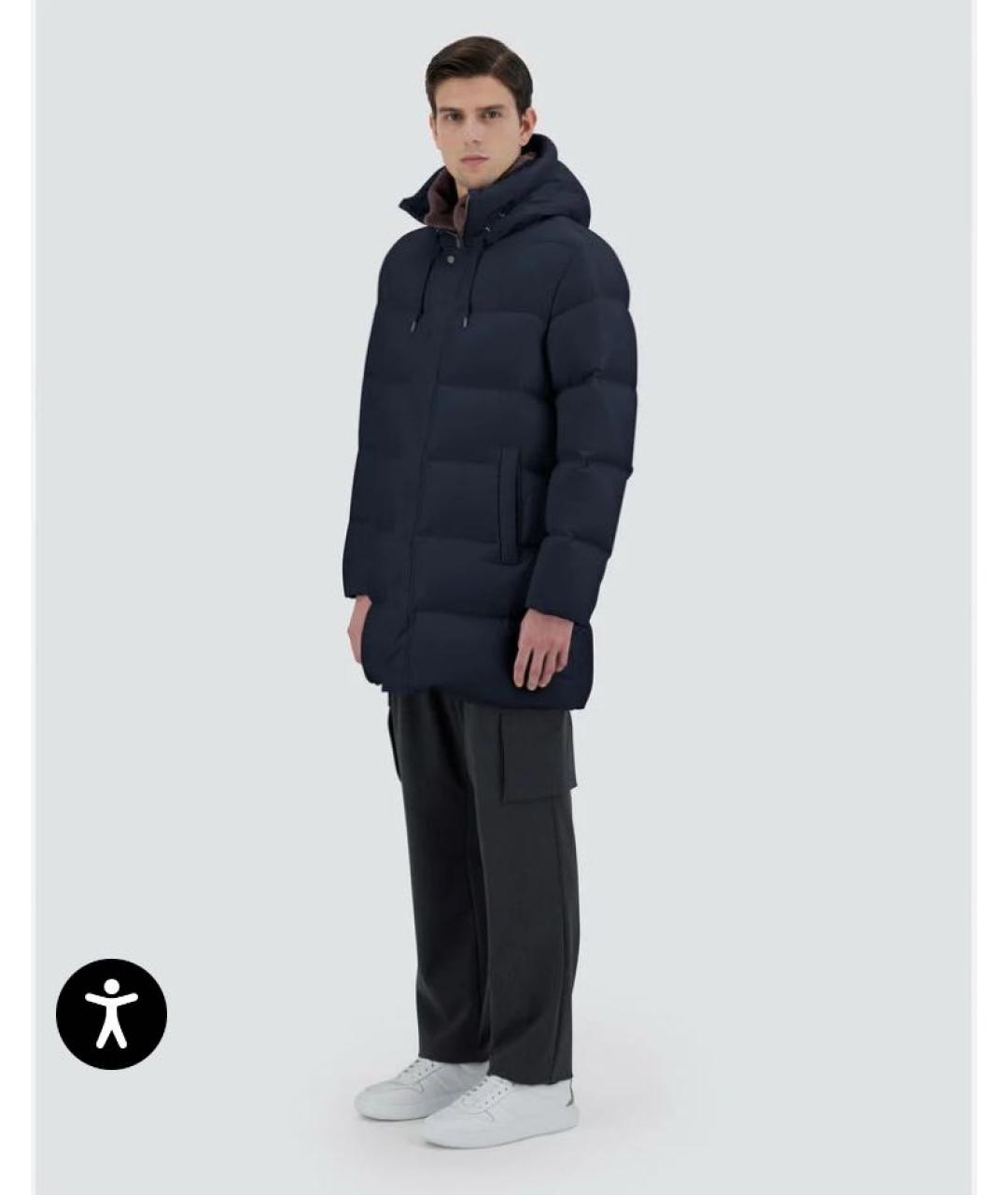 HERNO Черная полиэстеровая парка, фото 7