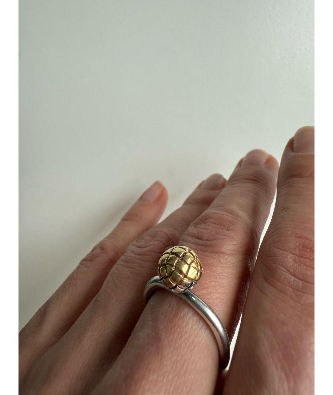 BOTTEGA VENETA Серебряное серебряное кольцо, фото 6