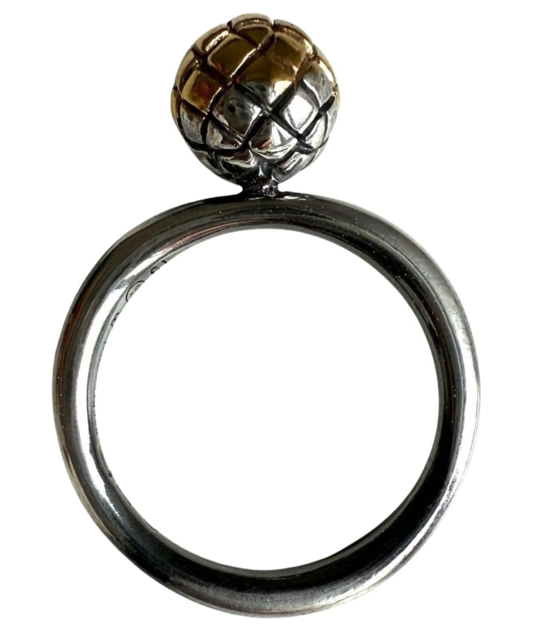 BOTTEGA VENETA Серебряное серебряное кольцо, фото 1