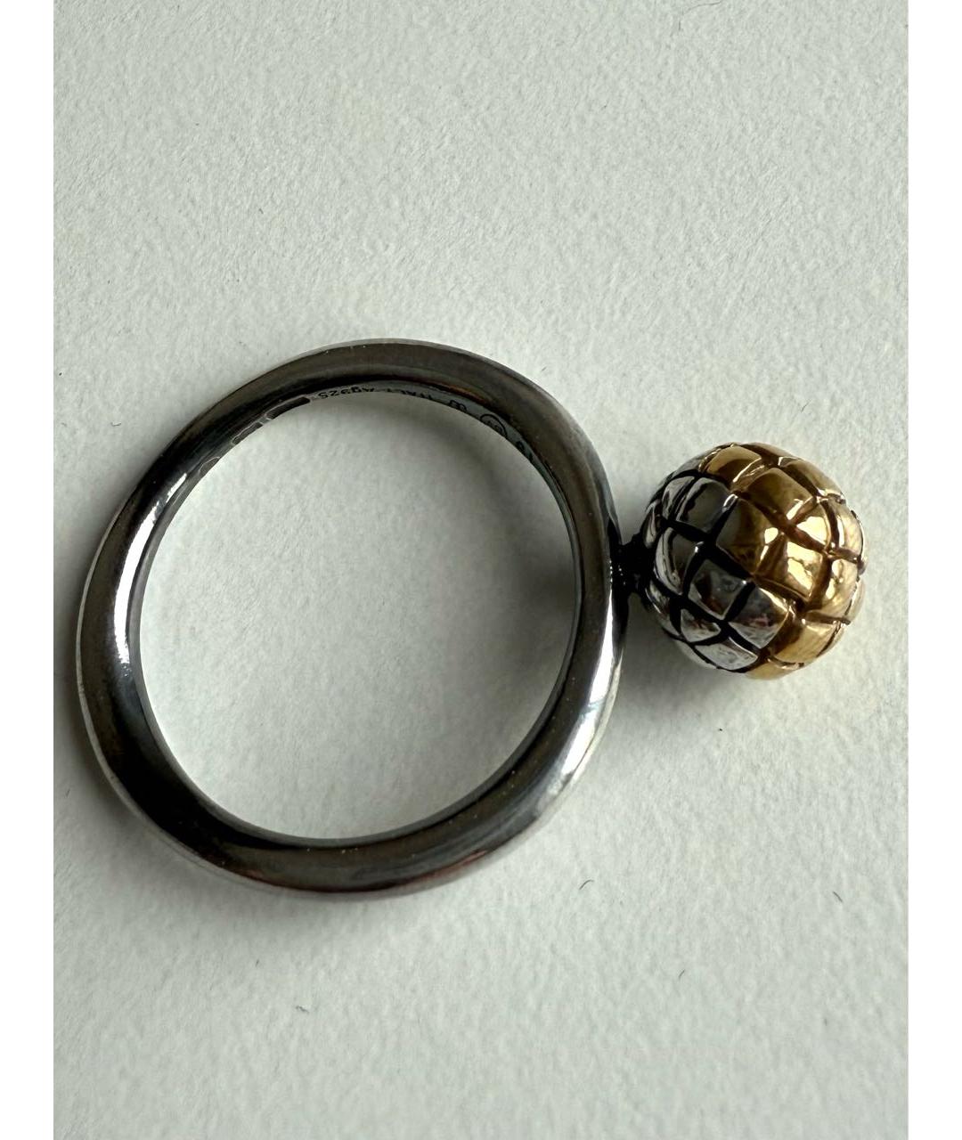 BOTTEGA VENETA Серебряное серебряное кольцо, фото 2