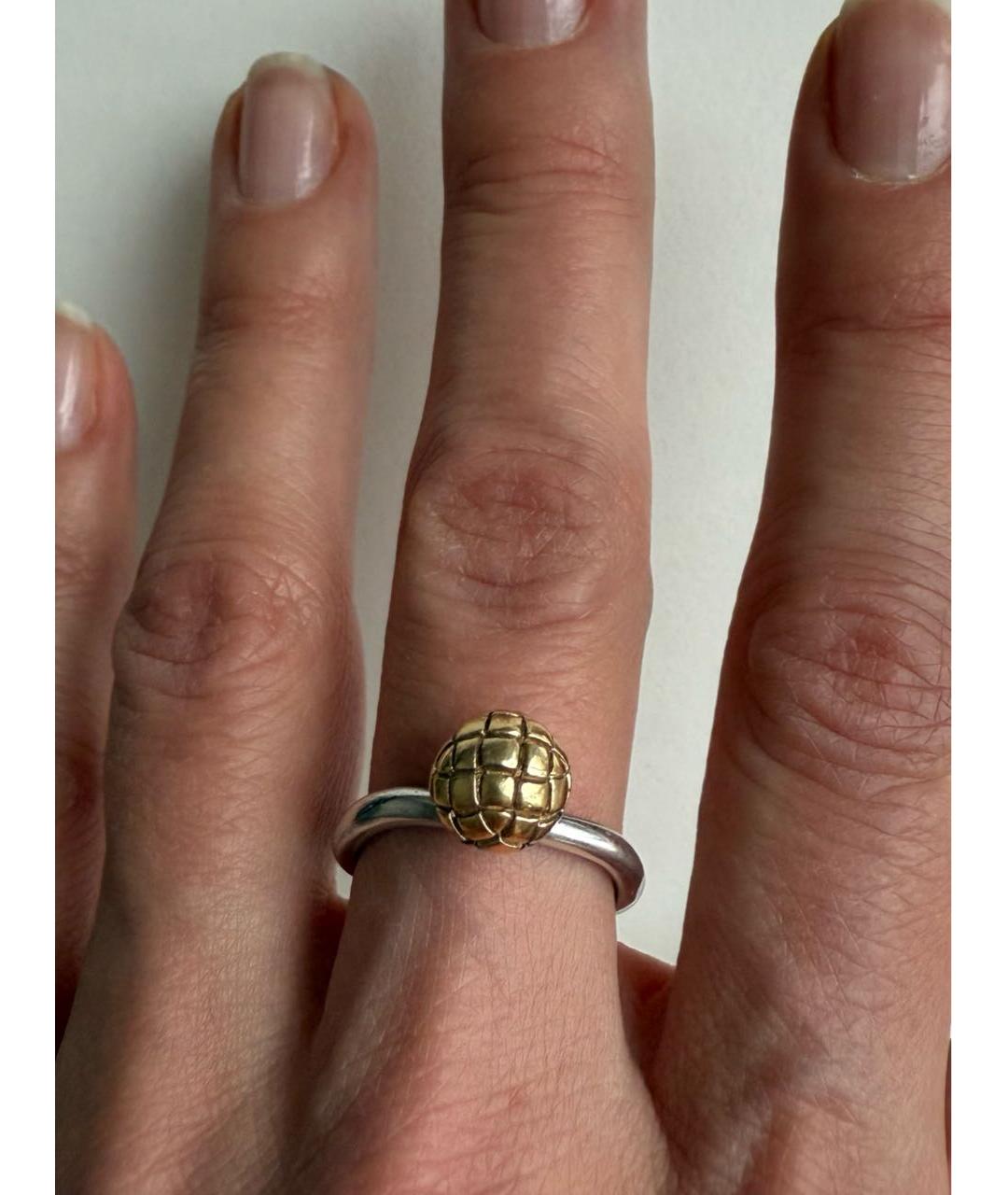 BOTTEGA VENETA Серебряное серебряное кольцо, фото 7