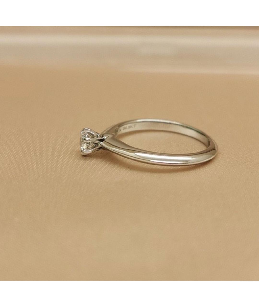 TIFFANY&CO Серебряное платиновое кольцо, фото 4