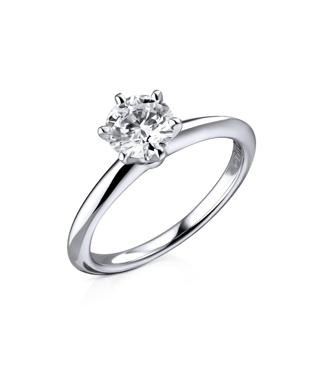 TIFFANY&CO Серебряное платиновое кольцо, фото 1