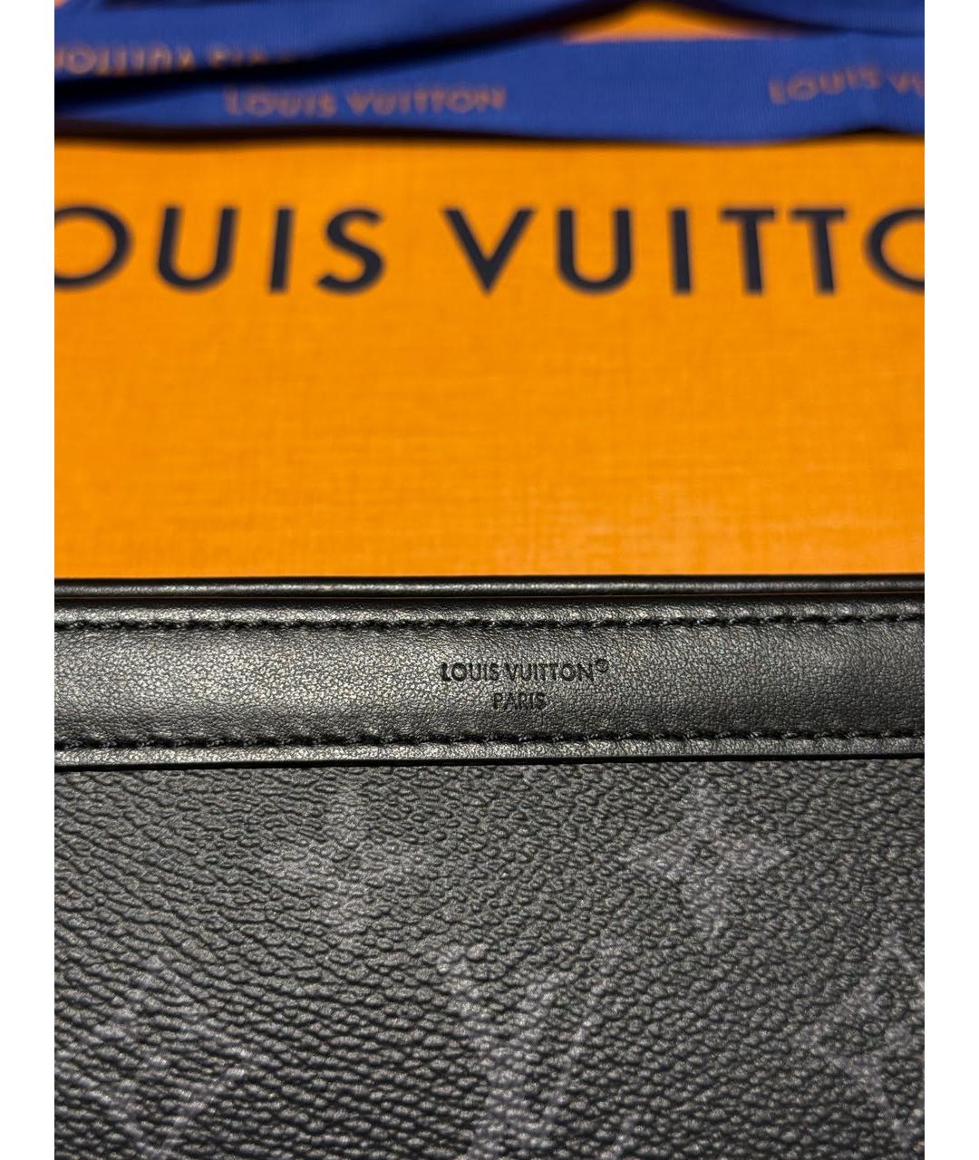 LOUIS VUITTON Черная сумка на плечо, фото 3