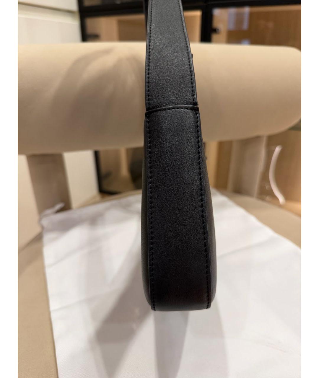 KARL LAGERFELD Черная кожаная сумка через плечо, фото 5