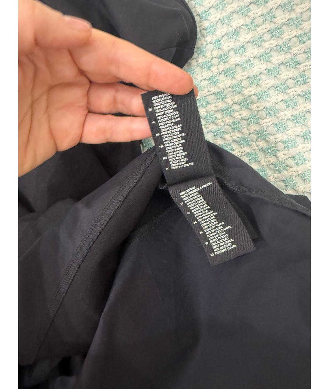 COS Черное хлопковое повседневное платье, фото 4