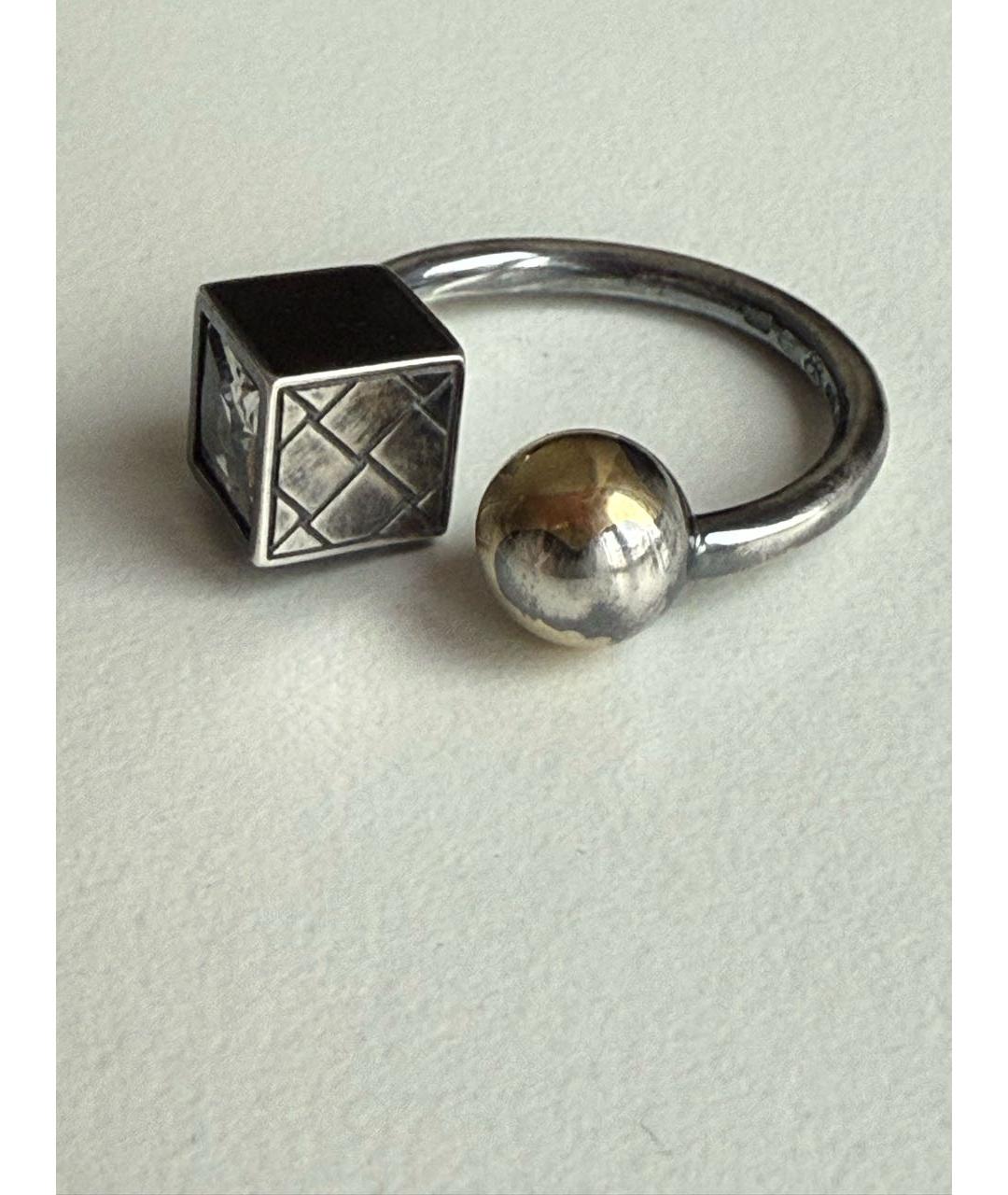 BOTTEGA VENETA Серебряное серебряное кольцо, фото 2