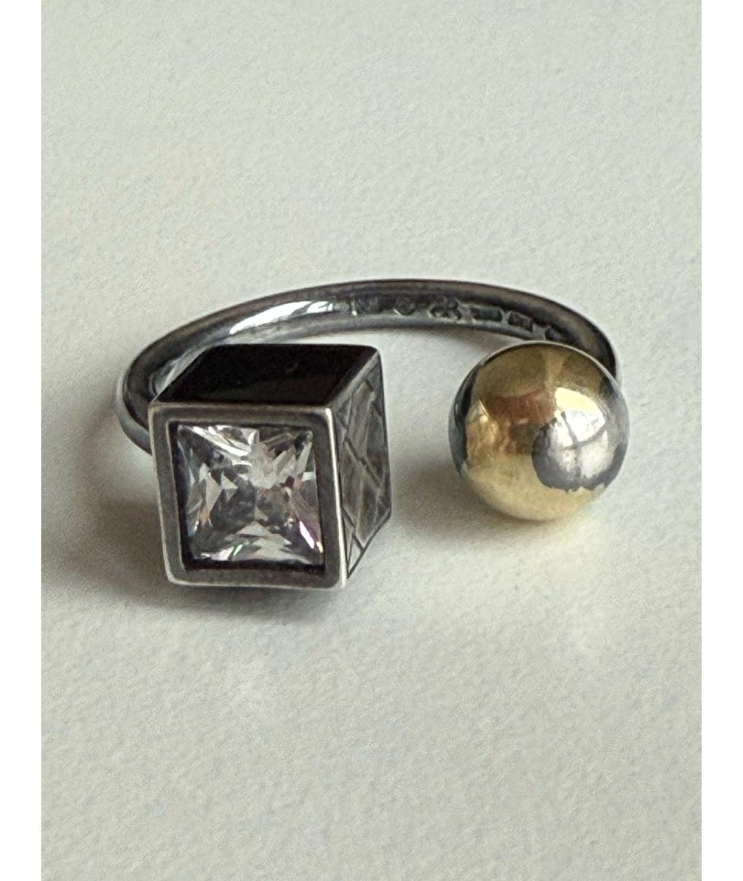 BOTTEGA VENETA Серебряное серебряное кольцо, фото 1