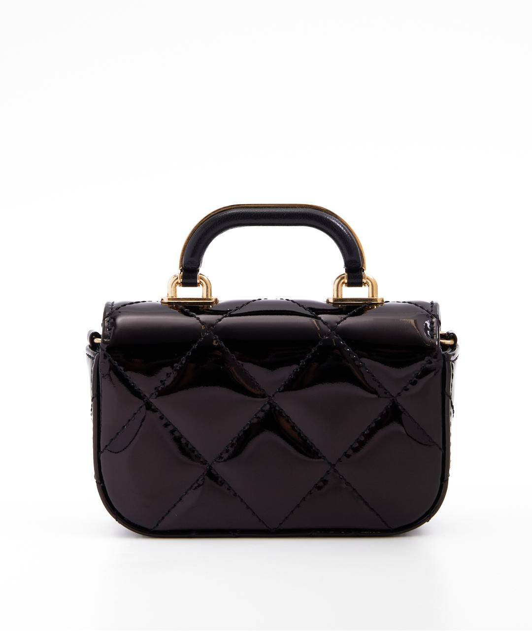 CHANEL Черная кожаная сумка через плечо, фото 3