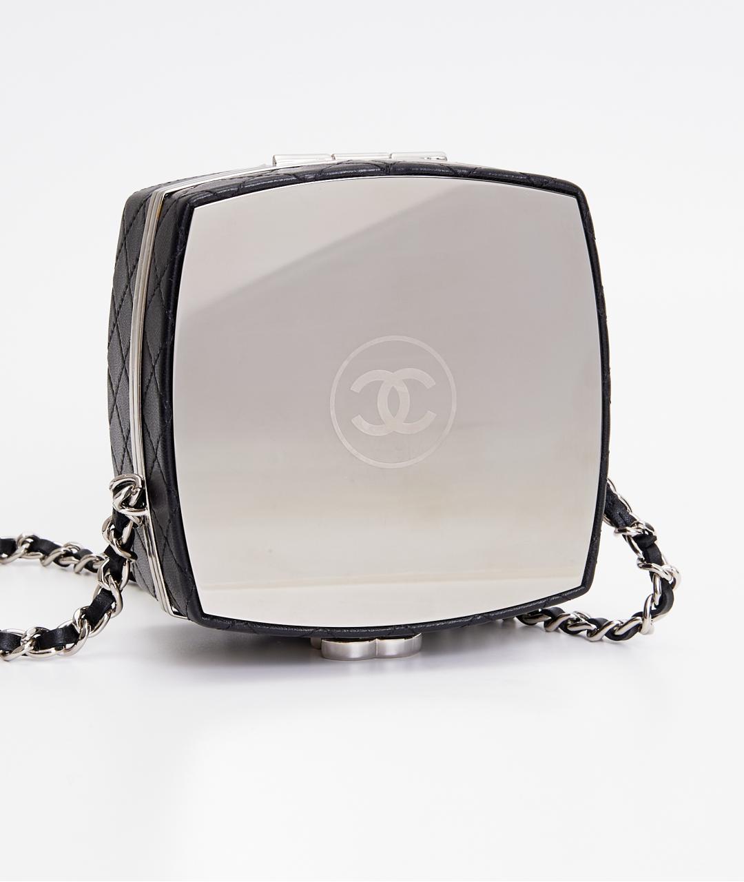 CHANEL Серая кожаная сумка через плечо, фото 8