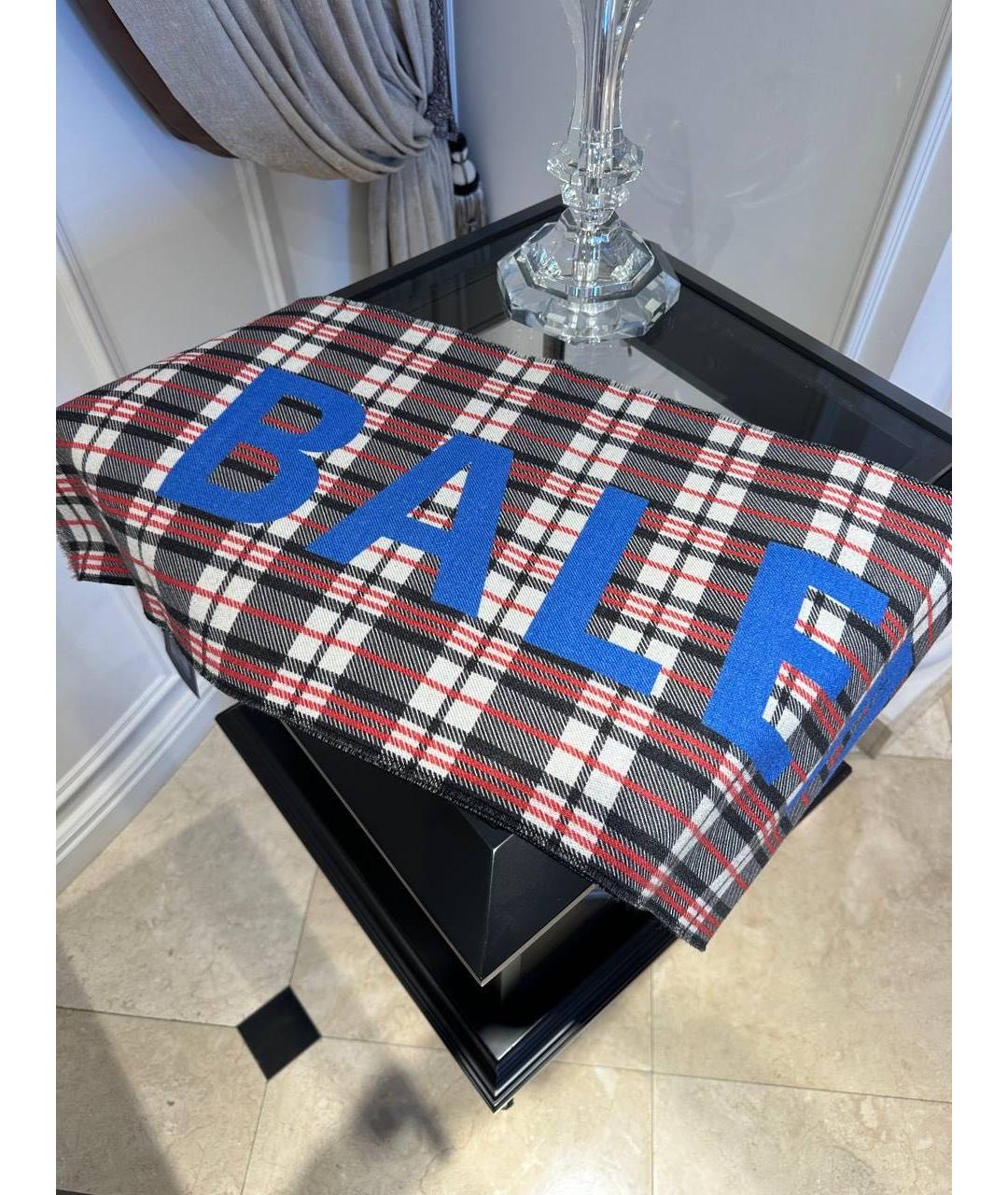 BALENCIAGA Мульти шерстяной шарф, фото 2