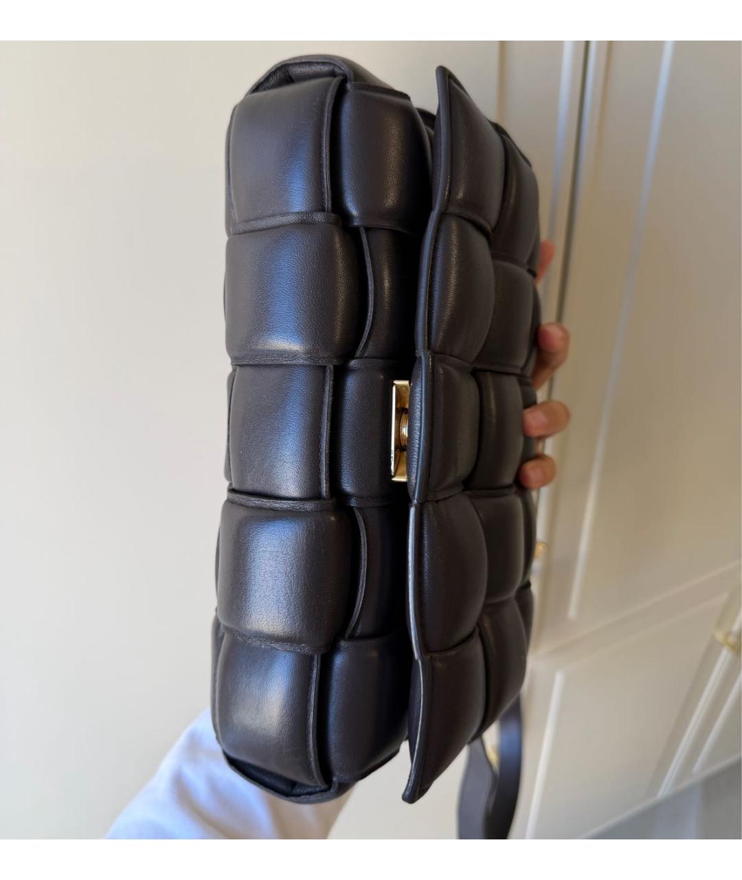 BOTTEGA VENETA Коричневая кожаная сумка через плечо, фото 7