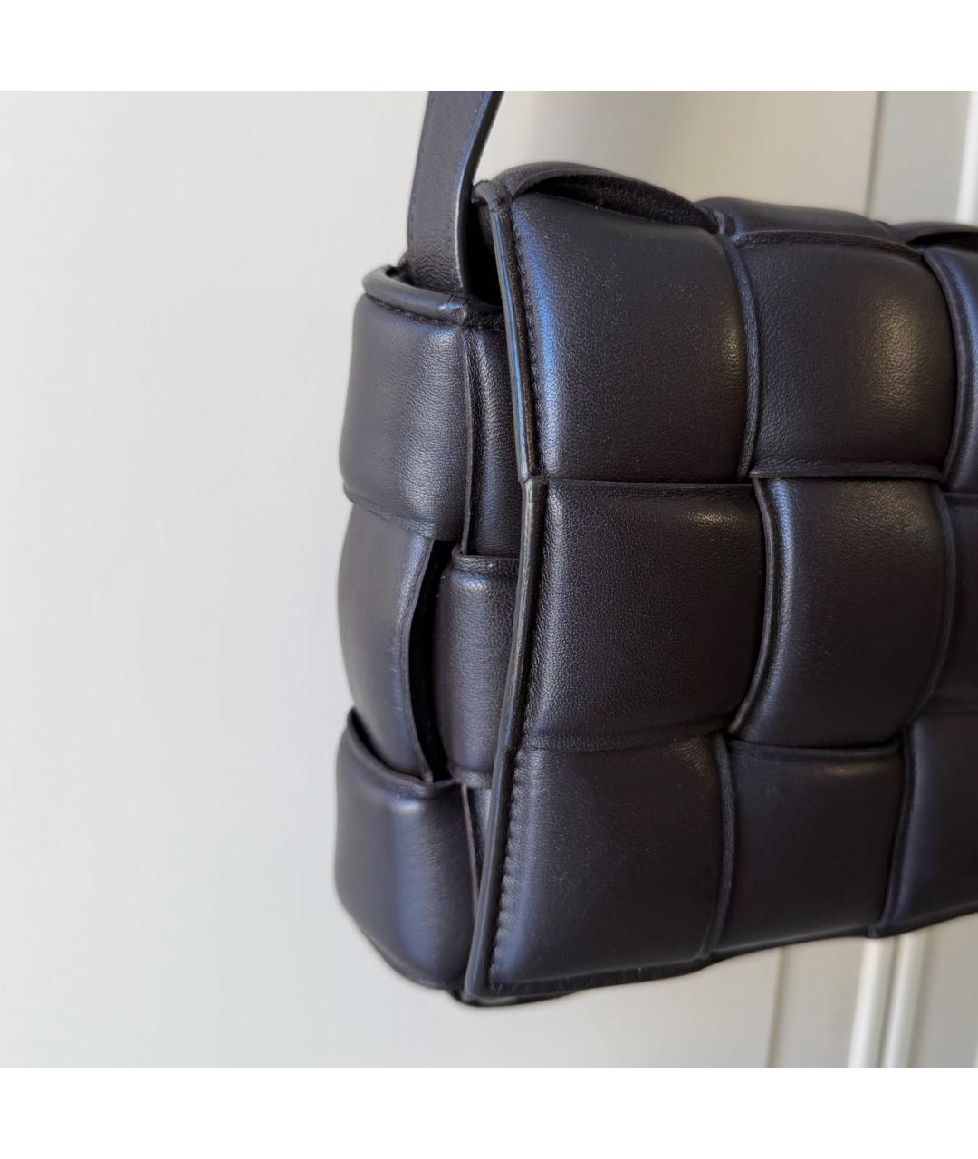 BOTTEGA VENETA Коричневая кожаная сумка через плечо, фото 5