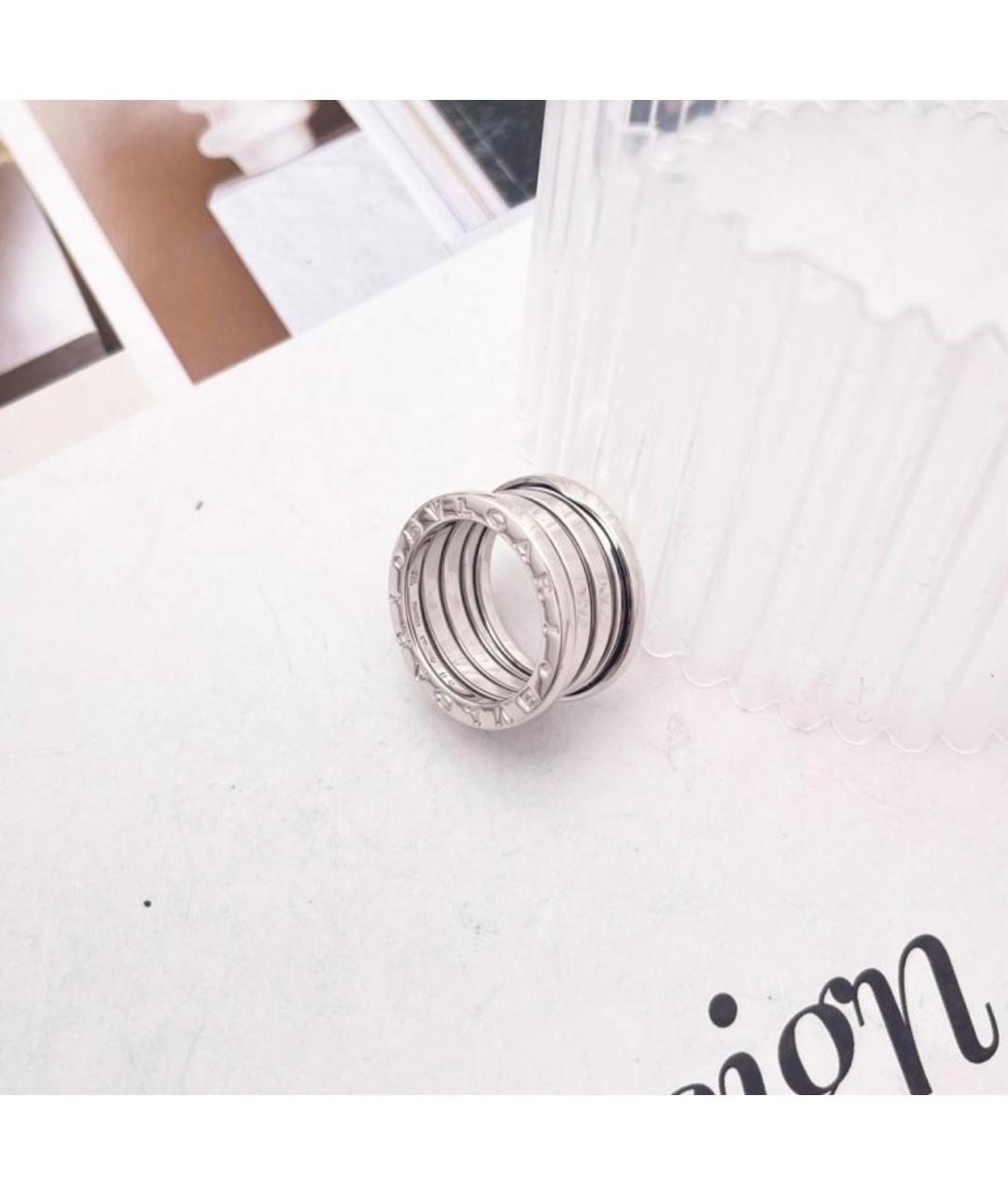 BVLGARI Серебряное кольцо из белого золота, фото 4