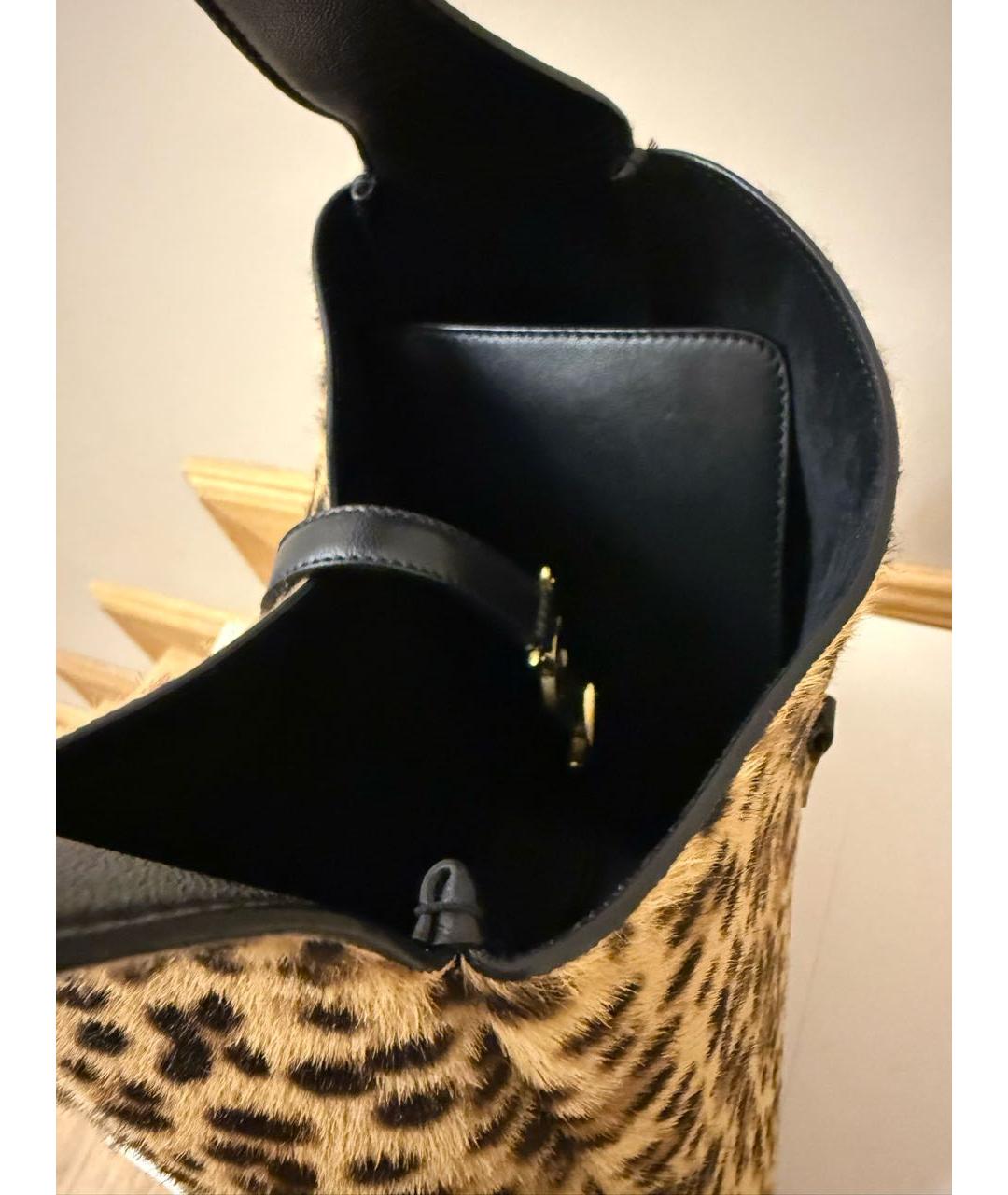 SAINT LAURENT Мульти меховая сумка через плечо, фото 4