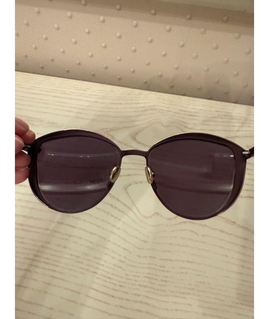 CHRISTIAN DIOR Черные пластиковые солнцезащитные очки, фото 4