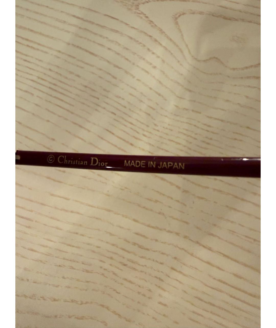 CHRISTIAN DIOR Черные пластиковые солнцезащитные очки, фото 3