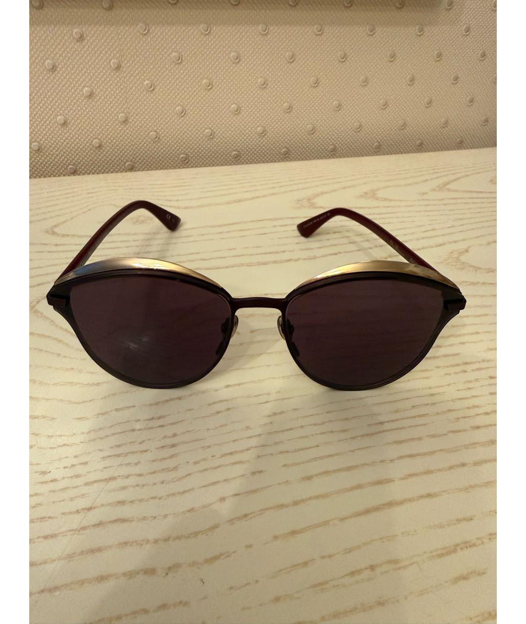 CHRISTIAN DIOR Черные пластиковые солнцезащитные очки, фото 7