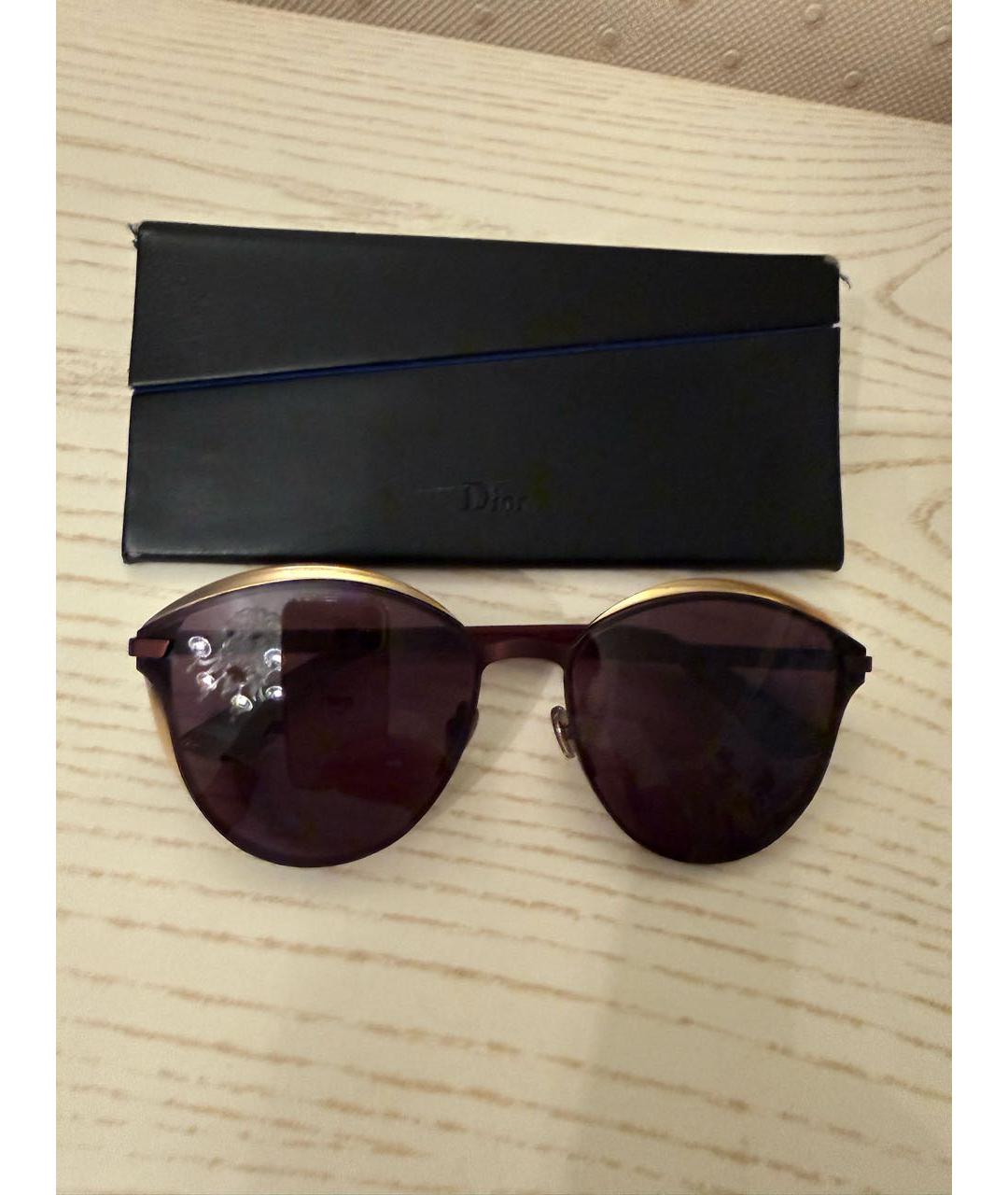 CHRISTIAN DIOR Черные пластиковые солнцезащитные очки, фото 2