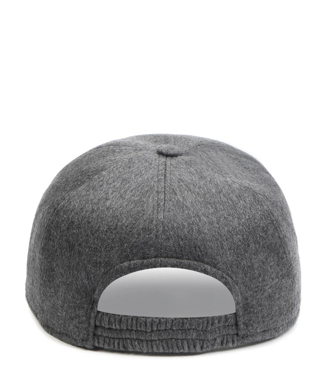SVEVO Серая кашемировая кепка/бейсболка, фото 2