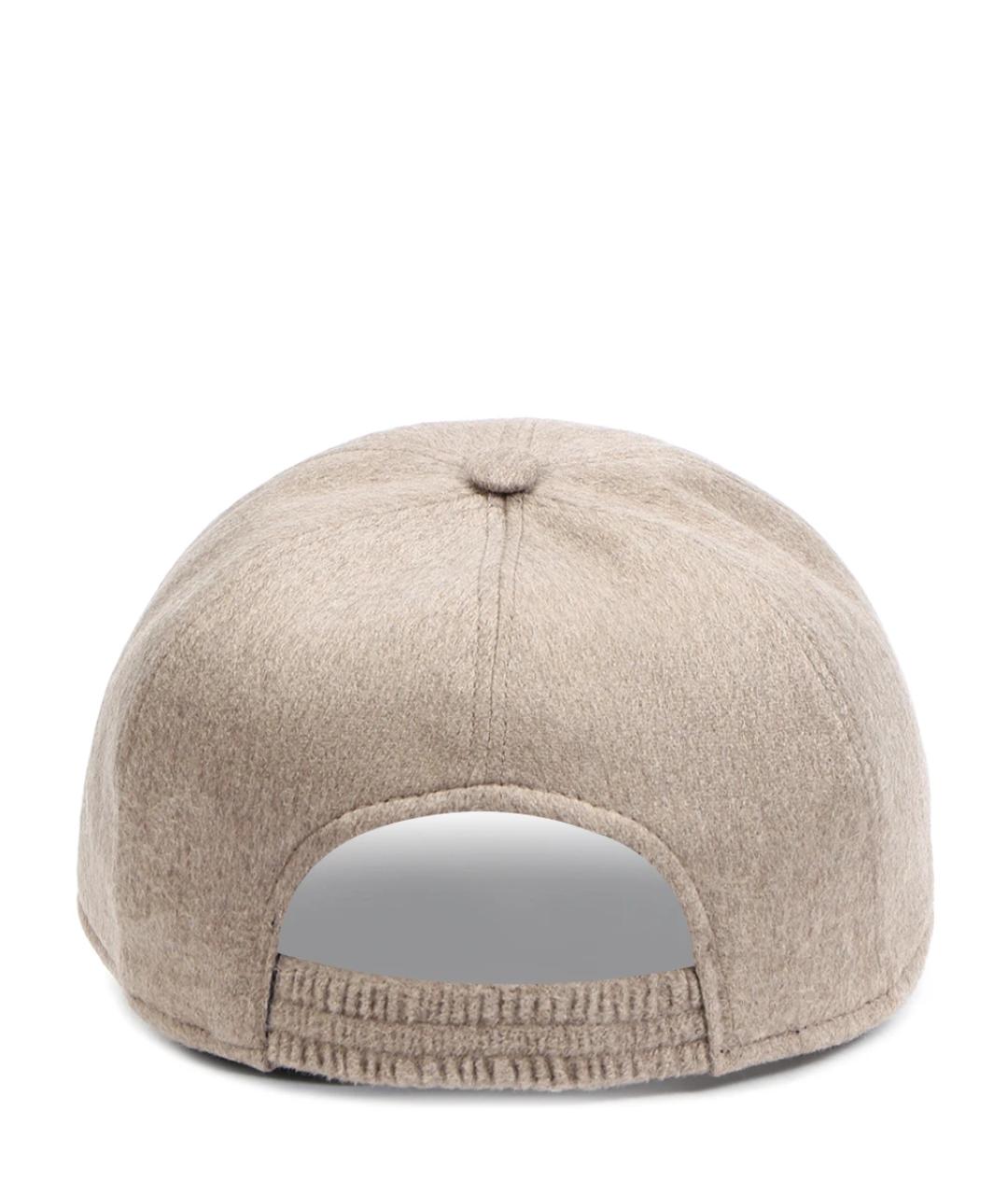 SVEVO Бежевая кашемировая кепка/бейсболка, фото 2