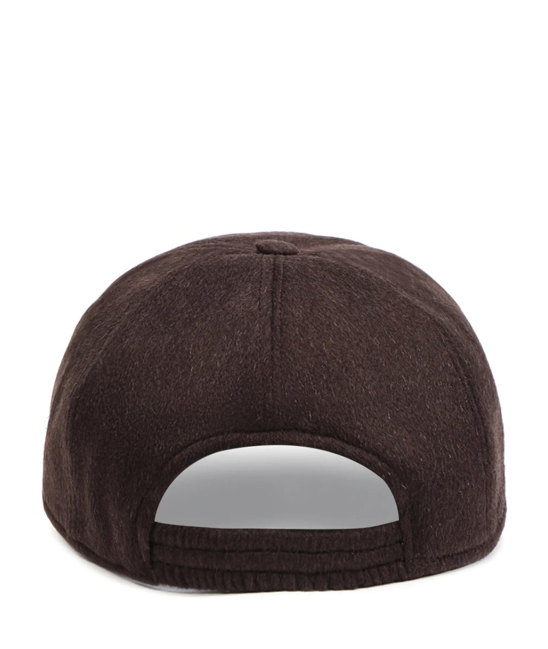 SVEVO Коричневая кашемировая кепка/бейсболка, фото 2